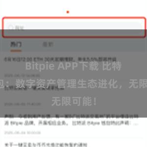 Bitpie APP下载 比特派钱包：数字资产管理生态进化，无限可能！