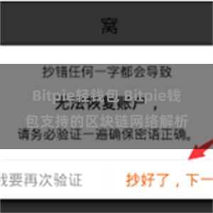 Bitpie轻钱包 Bitpie钱包支持的区块链网络解析