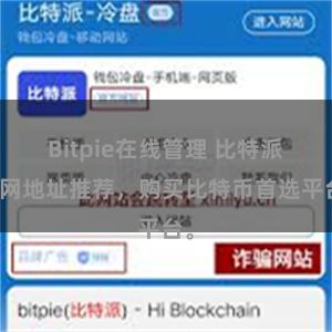 Bitpie在线管理 比特派官网地址推荐，购买比特币首选平台。
