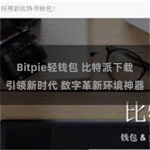 Bitpie轻钱包 比特派下载引领新时代 数字革新环境神器