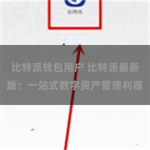 比特派钱包用户 比特派最新版：一站式数字资产管理利器